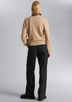 Store Merino Troje Med Bindeband Kvinder Strik