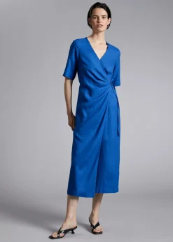 Sale Midi Sla Om Kjole Kvinder Kjoler