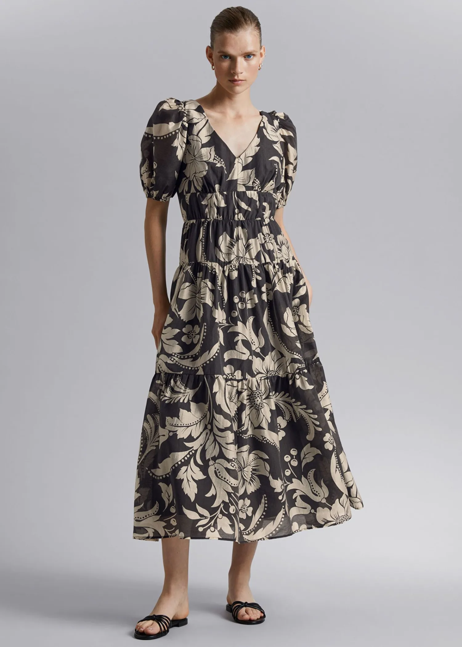 Discount Midikjole I Lag Kvinder Kjoler