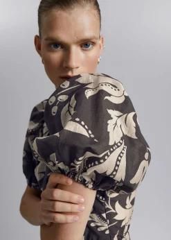 Discount Midikjole I Lag Kvinder Kjoler