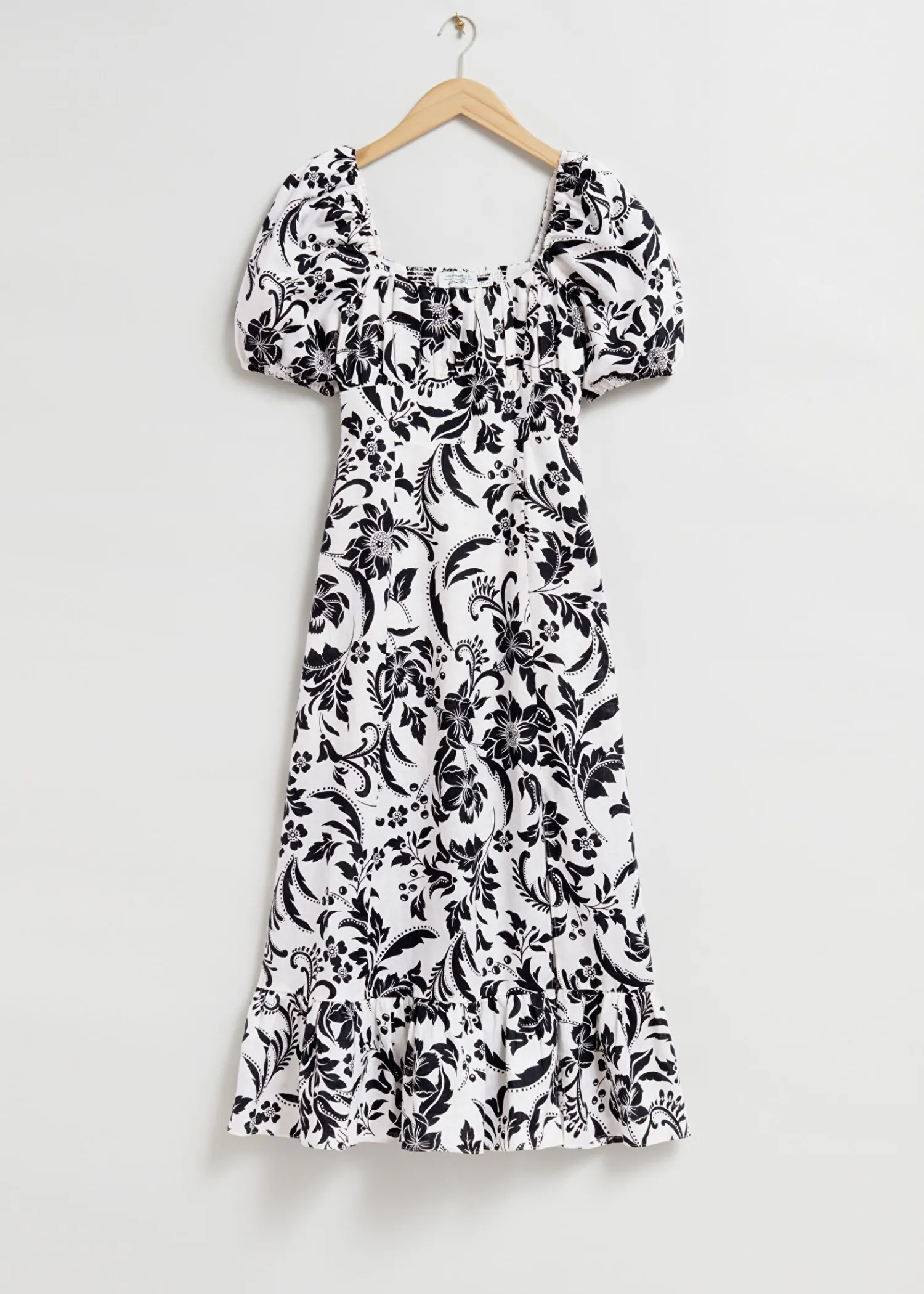 Shop Midikjole I Pufaermet Hor Kvinder Kjoler