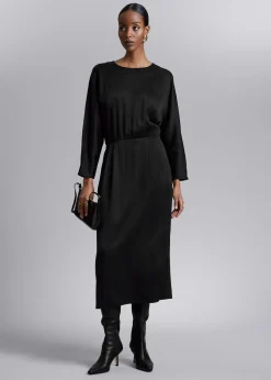 Sale Midikjole Med Aben Ryg Kvinder Kjoler