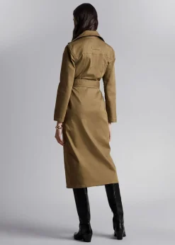 Cheap Midi-Kjole Med Baelte Kvinder Kjoler