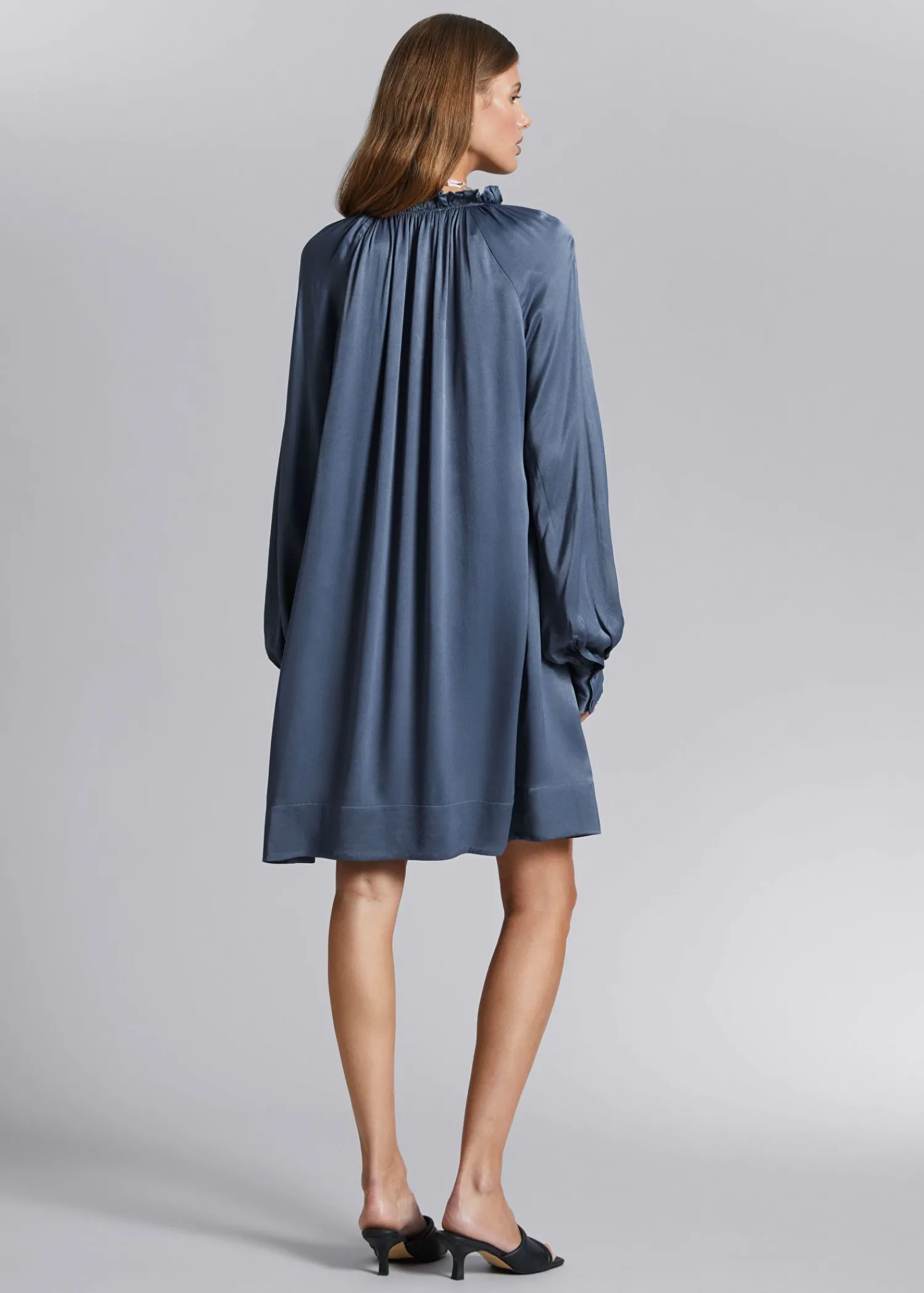 Store Midikjole Med Bindeband Kvinder Kjoler