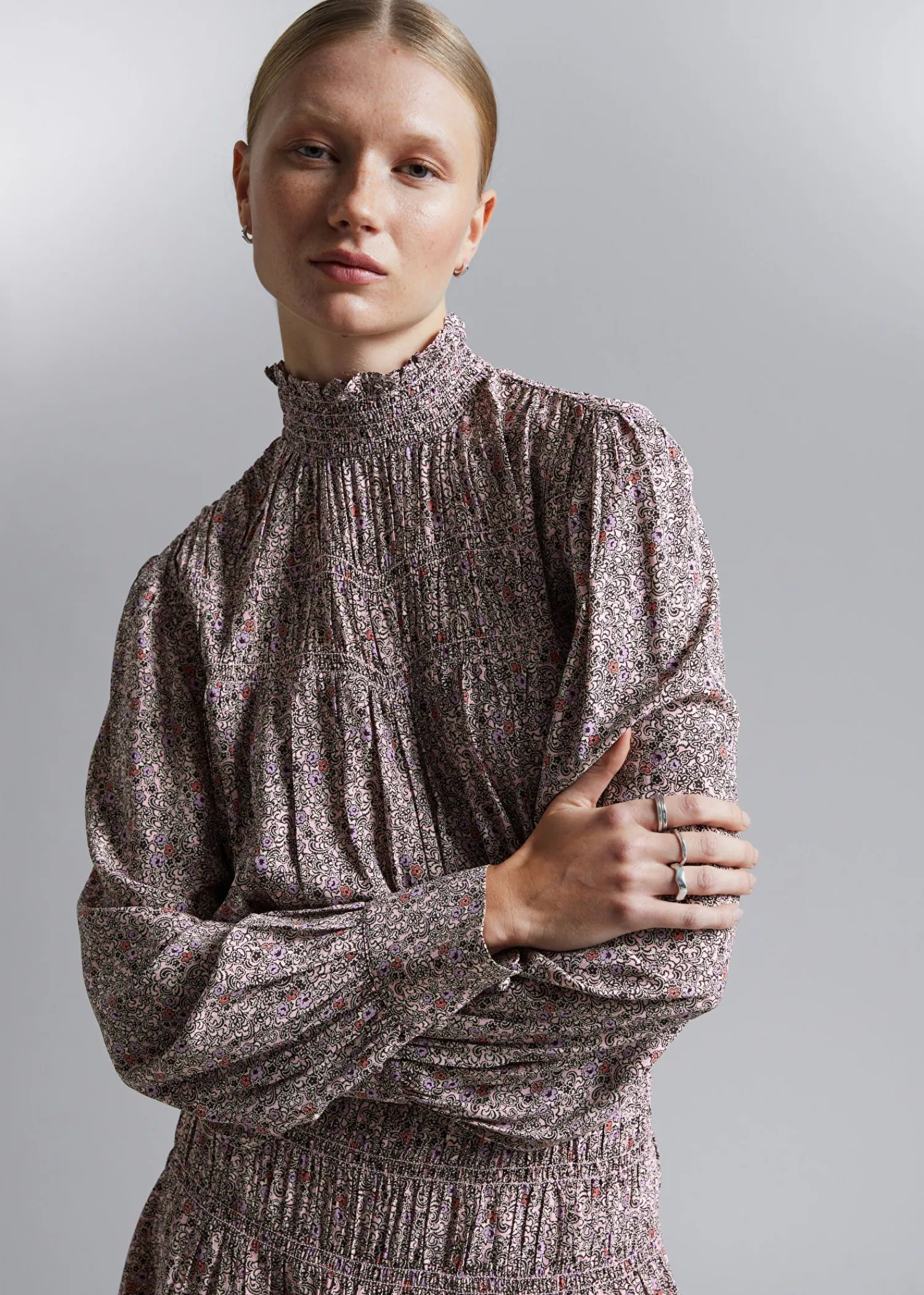 Shop Minikjole Med Smockhals Kvinder Kjoler