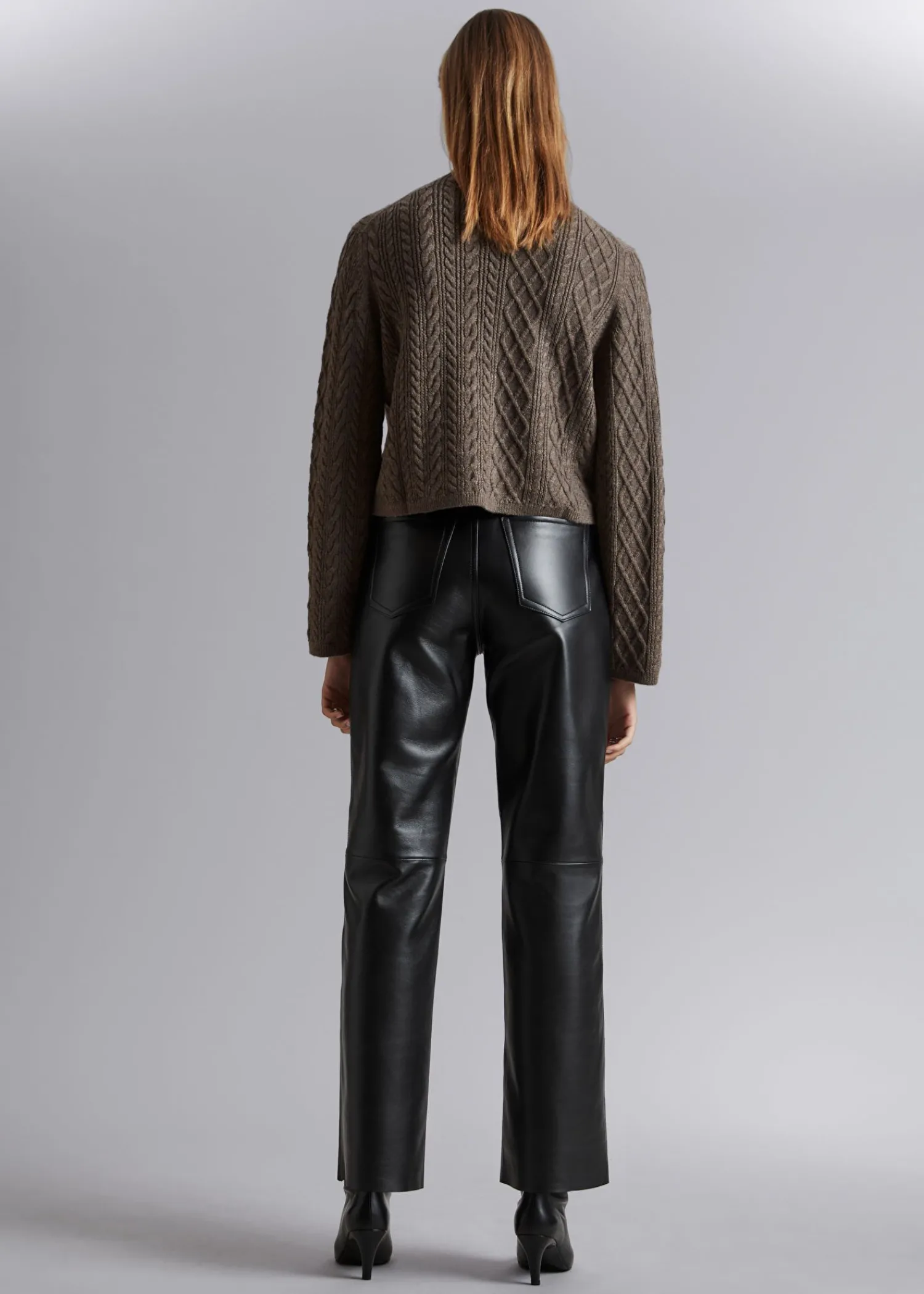 Cheap Mock Neck Merino Jumper Kvinder Strik