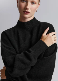 New Mock-Neck Sweater Kvinder Strik