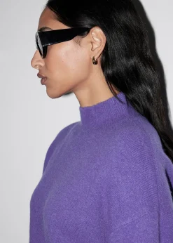 New Mock-Neck Sweater Kvinder Strik