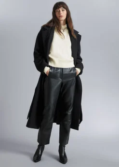 Hot Mock-Neck Sweater Kvinder Strik