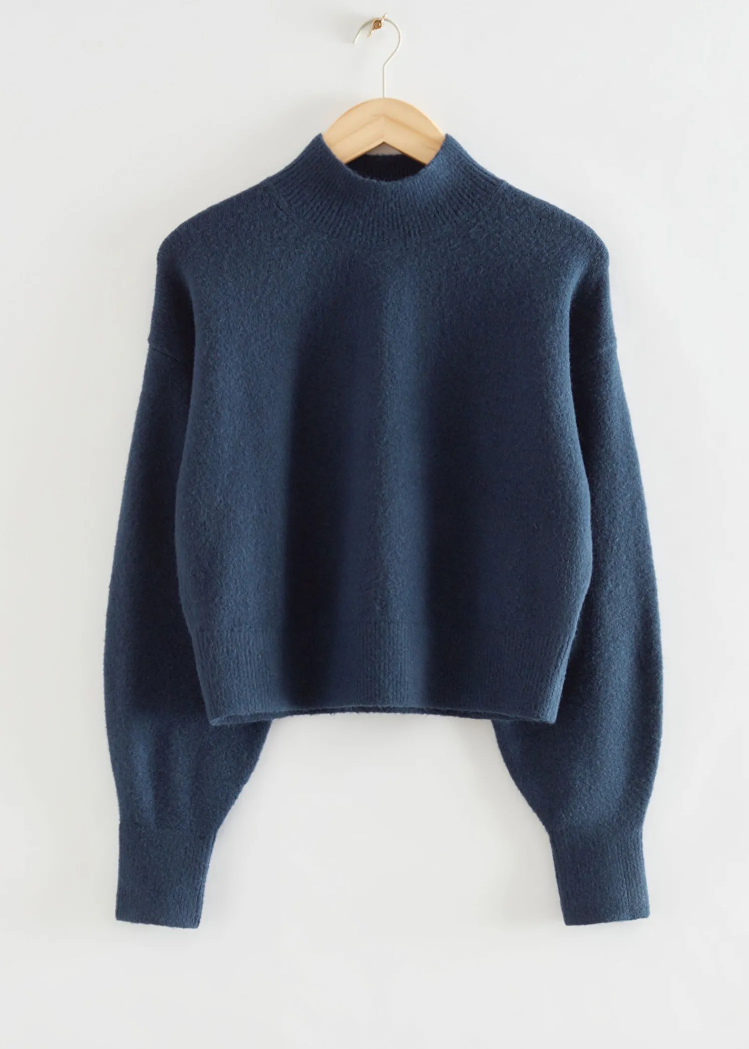 Shop Mock-Neck Sweater Kvinder Denim