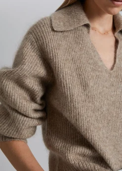 Clearance Mohair Striktroje Kvinder Strik