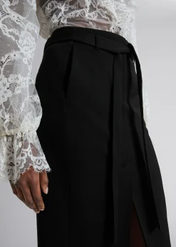 Shop Monteret Midi-Nederdel Med Baelte Kvinder Nederdele