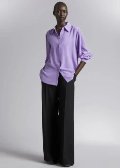 Outlet Mulberry Silkeskjorte Kvinder Bluser Og Skjorter