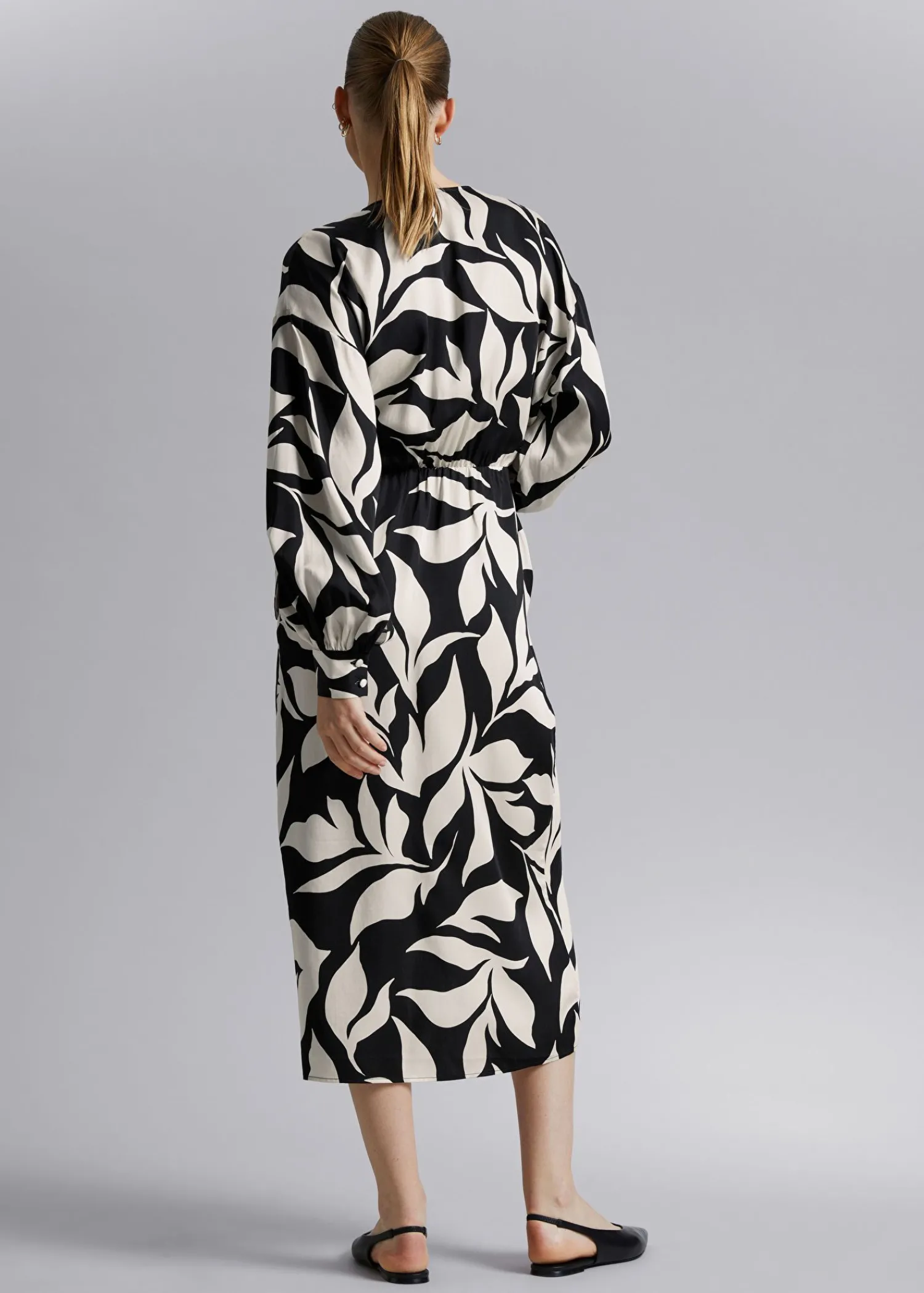 Cheap Omslagskjole Med V-Hals Kvinder Kjoler