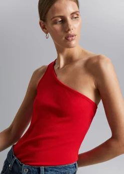 Shop One Shoulder Top Kvinder Toppe