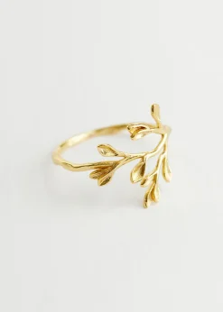 Outlet Organisk Flora Vedhaengsring Kvinder Ringe