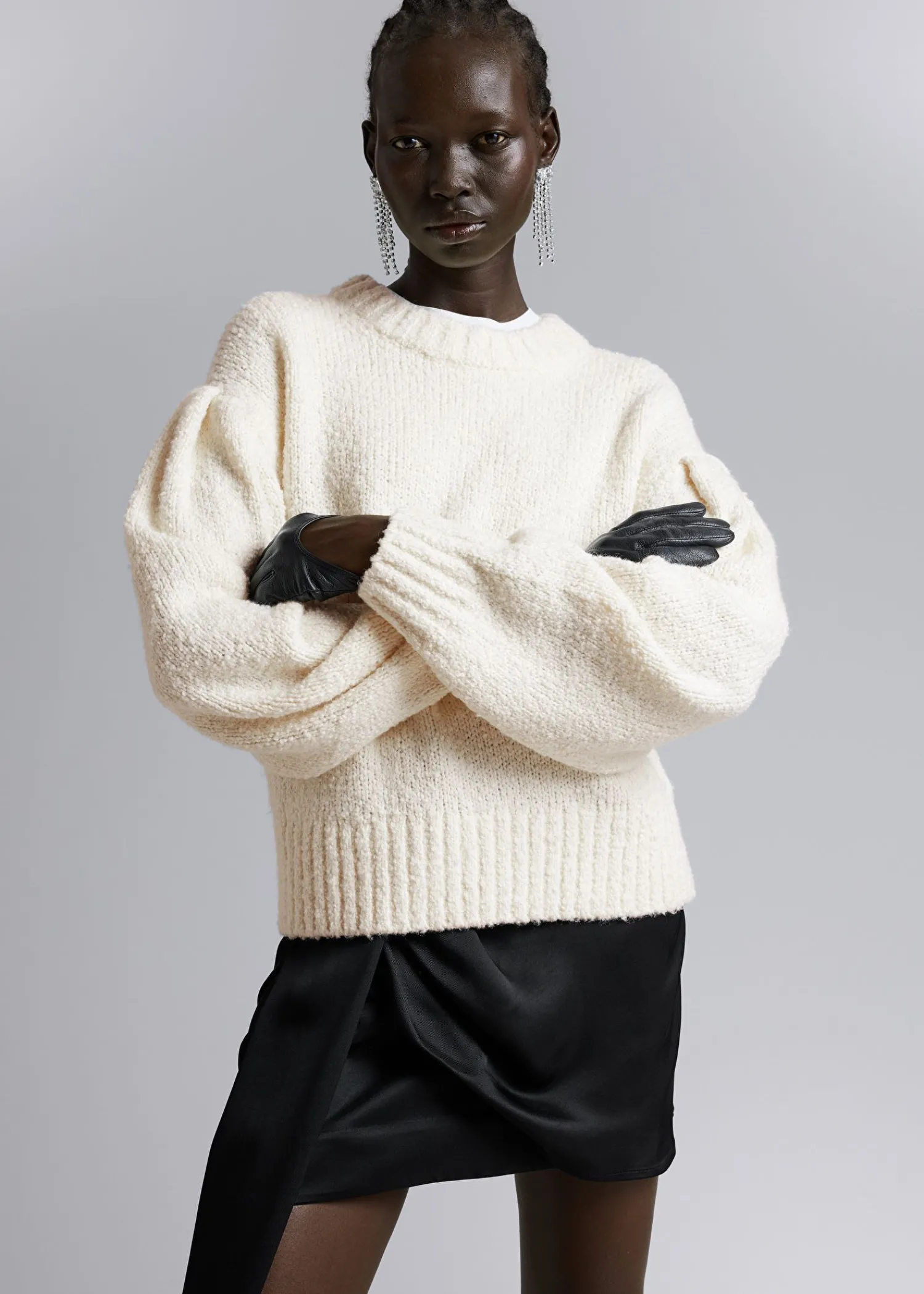 Store Oversized Striktroje Kvinder Strik