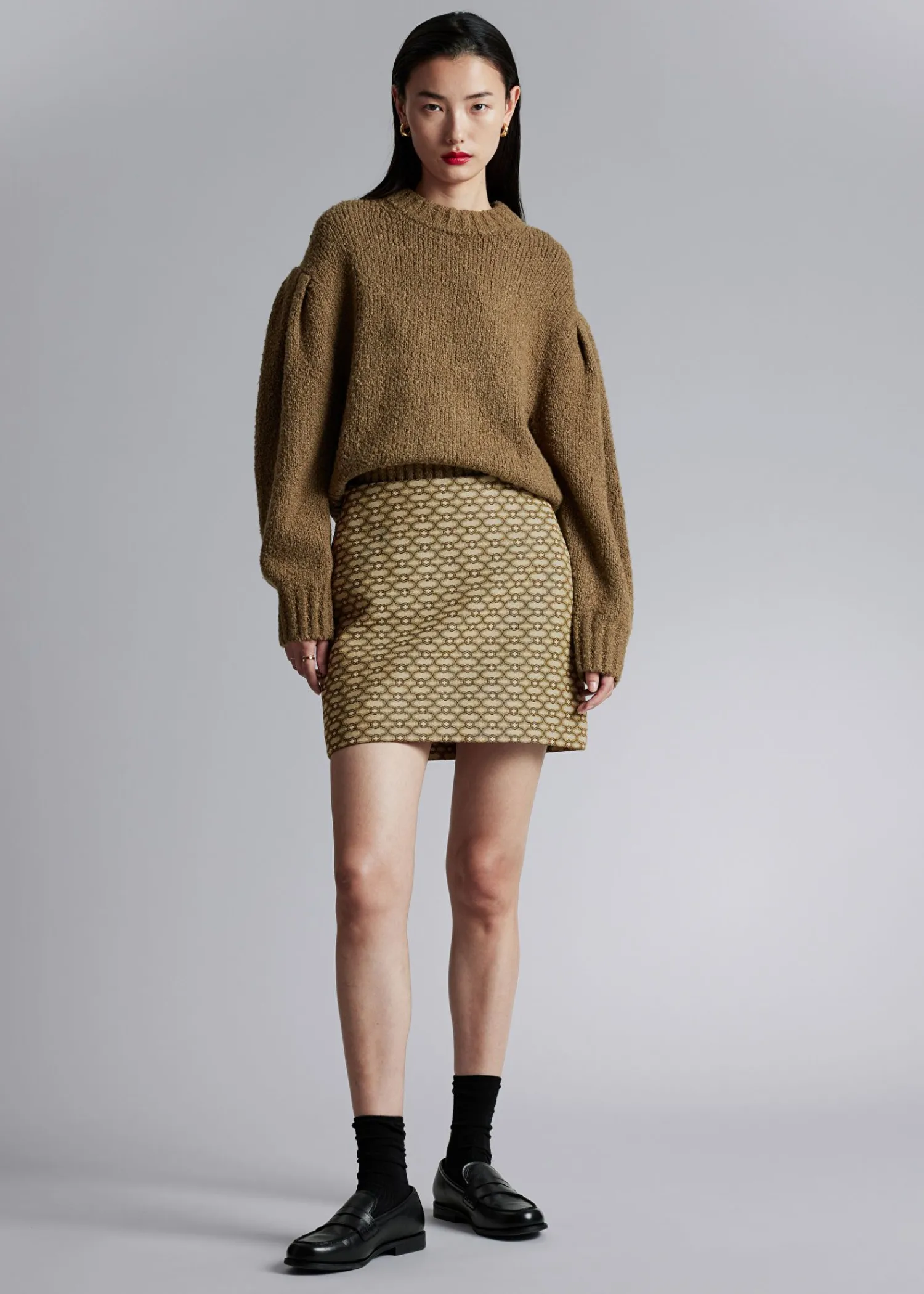 Fashion Oversized Striktroje Kvinder Strik