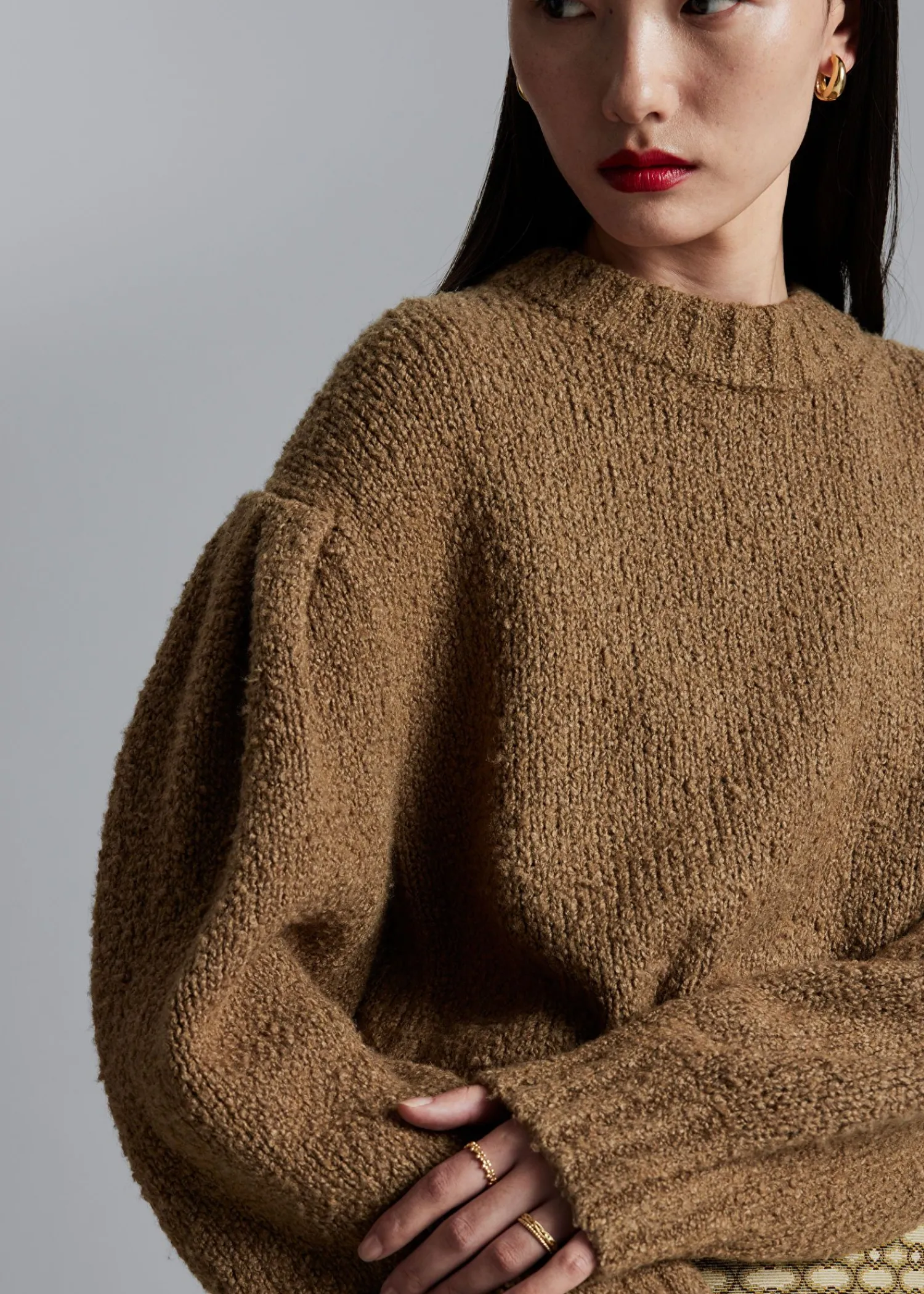 Fashion Oversized Striktroje Kvinder Strik