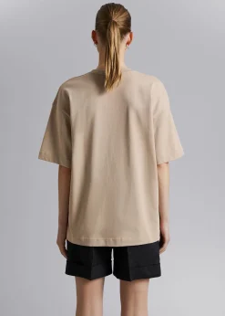 Cheap Oversized T-Shirt I Bomuldsjersey Kvinder Toppe