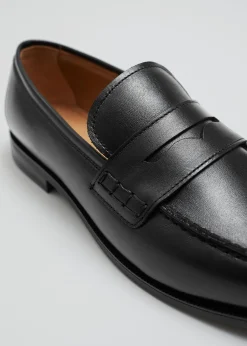 Clearance Penny Loafers I Laeder Kvinder Lejligheder