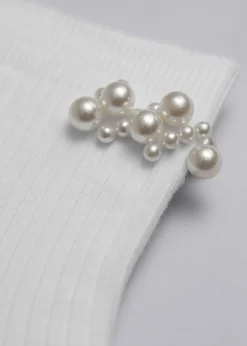 Cheap Perleudsmykkede Ankelsokker Kvinder Strømper Og Strømpebukser