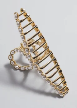 Store Perleudsmykket Harspaende Kvinder Hårtilbehør