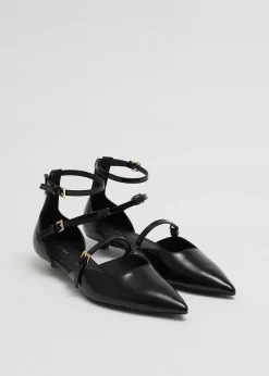 Online Point-Toe Laeder Pumper Kvinder Pumper