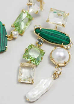 Best Rhinestone Perle Haengende Oreringe Kvinder Oreringe