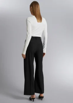 Store Ribbet Top Kvinder Toppe