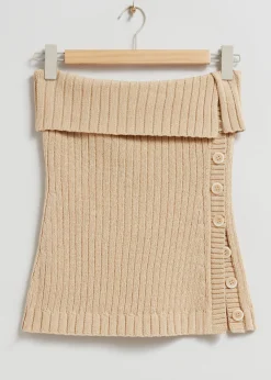 Discount Rortop Med Knapper Kvinder Toppe