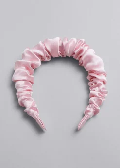 Best Sale Ruched Satin Alice Band Kvinder Hårtilbehør