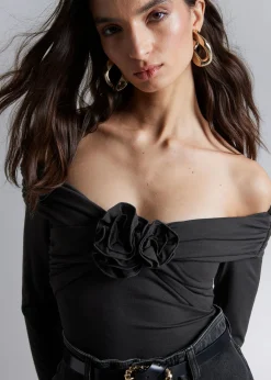 Sale Rynket Off-Skulder Top Kvinder Toppe