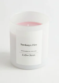 Store Sardonyx Fire Duftlys Kvinder Duftlys