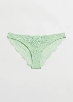 Hot Satin Blonde Trusser Kvinder Underdele