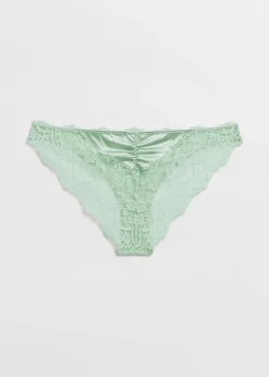 Hot Satin Blonde Trusser Kvinder Underdele