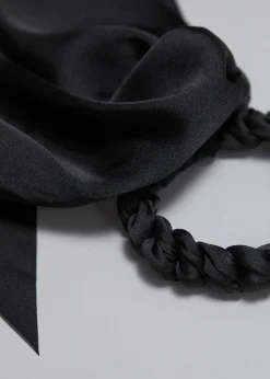 Outlet Satin Torklaede Slips Scrunchie Kvinder Hårtilbehør