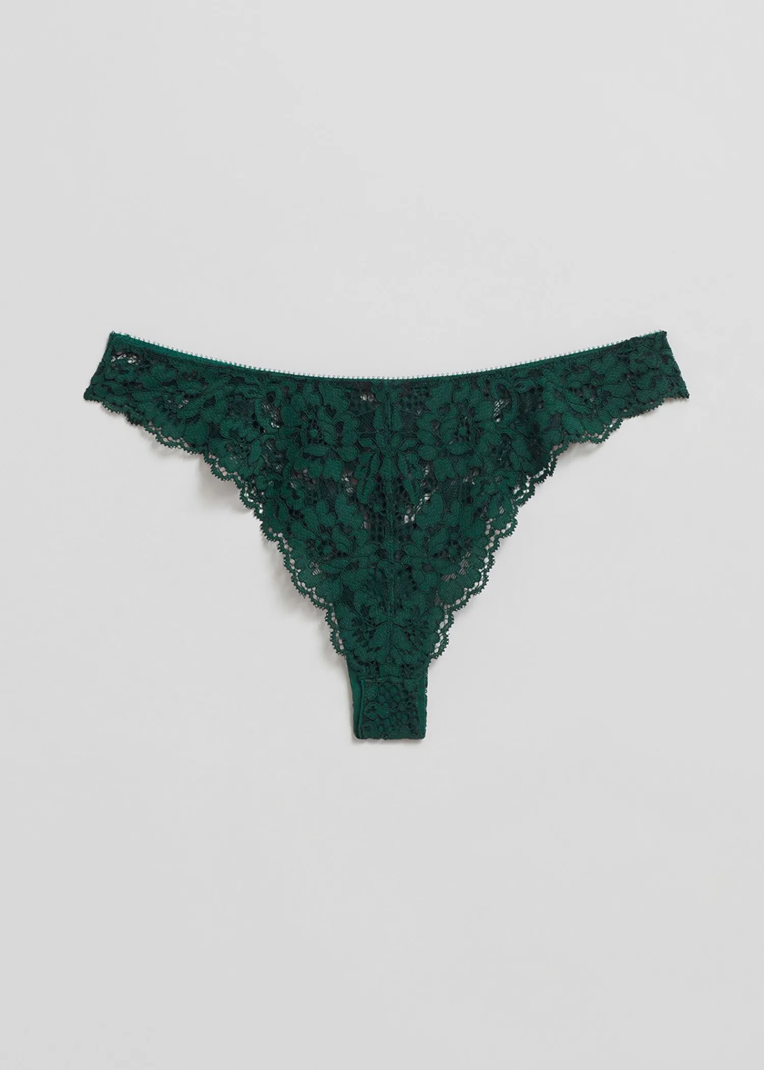 Best Sale Scalloped Blonde Tanga Kvinder Underdele