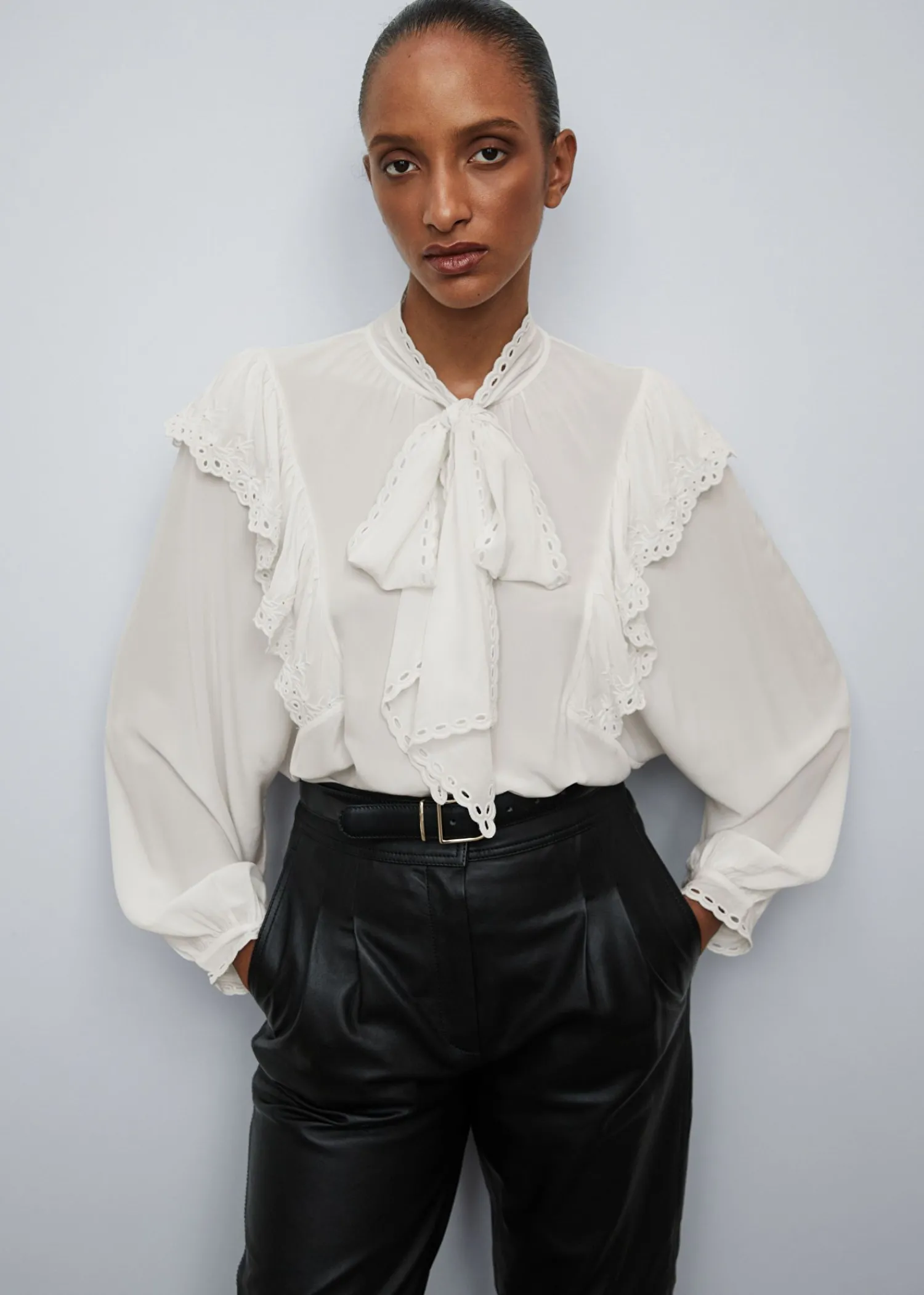 Best Skallet Flaesebluse Kvinder Bluser Og Skjorter