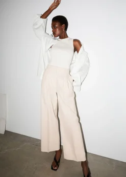 Sale Skraeddersyede Bukser Med Hoj Talje Kvinder Bukser