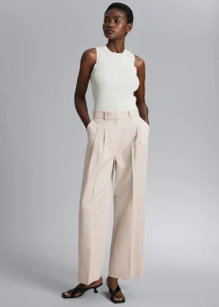 Sale Skraeddersyede Bukser Med Hoj Talje Kvinder Bukser