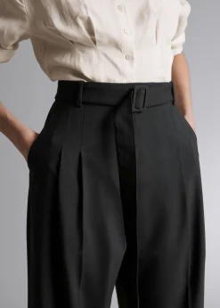 Cheap Skraeddersyede Bukser Med Baelte Kvinder Bukser