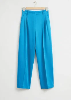 Outlet Skraeddersyede Bukser Med Afslappet Pasform Kvinder Bukser