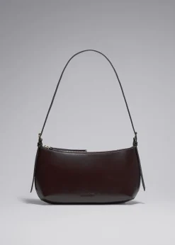 Store Skuldertaske I Blank Laeder Kvinder Tasker