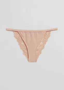 Outlet Skumpet Blonde Mini Trusser Kvinder Underdele