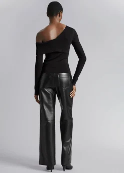 Store Slank En-Skulder Top Kvinder Toppe