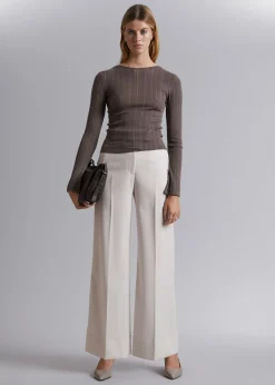 Outlet Slank Merino Top Kvinder Toppe