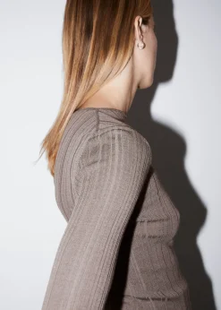 Outlet Slank Merino Top Kvinder Toppe