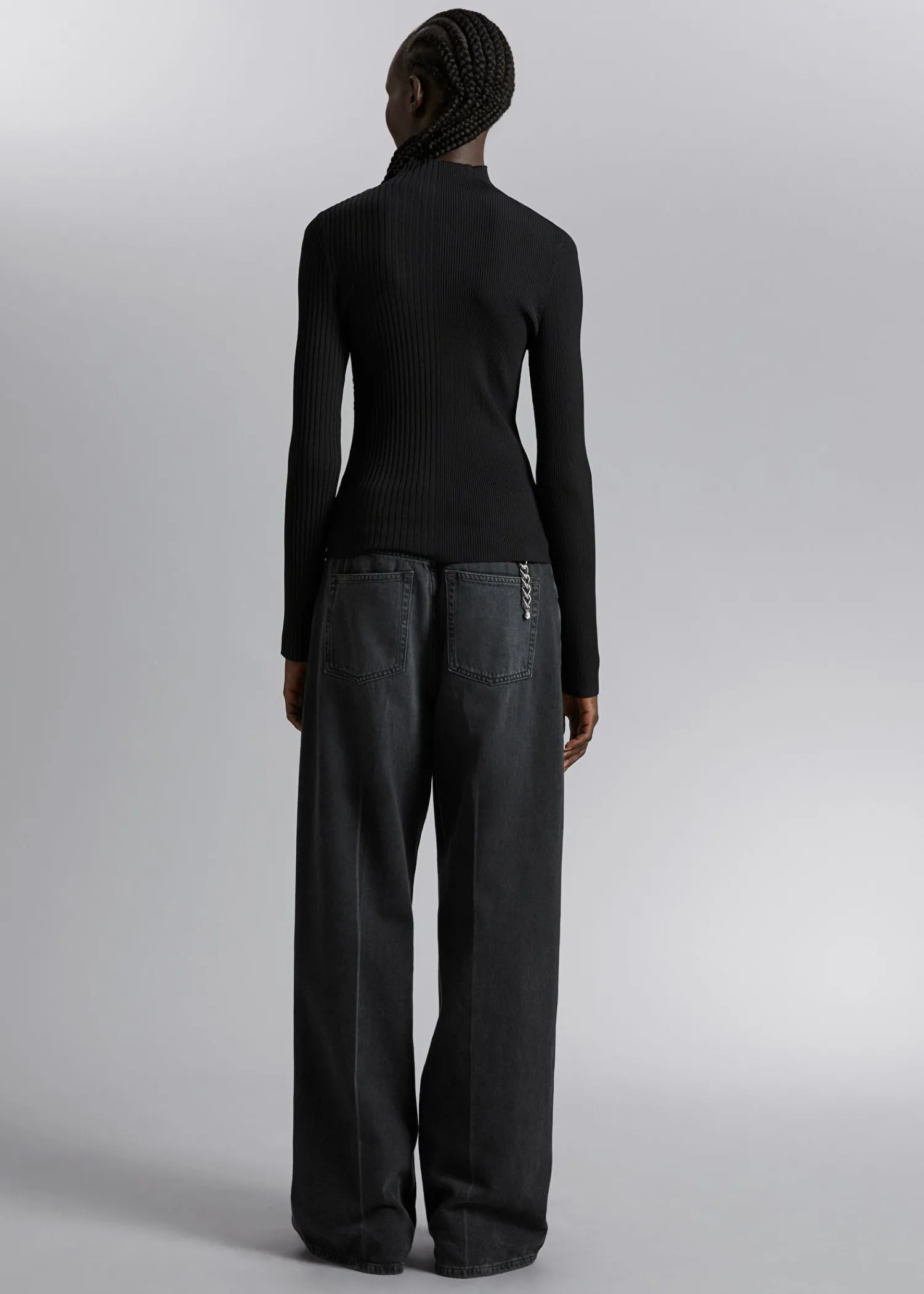 Flash Sale Slank Mock-Neck Top Kvinder Toppe