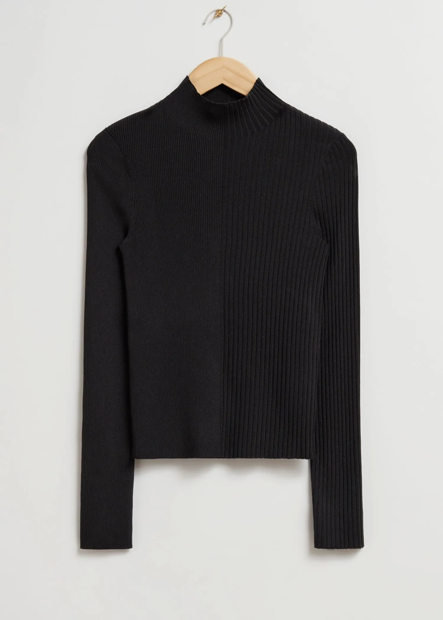 Flash Sale Slank Mock-Neck Top Kvinder Toppe